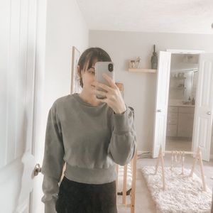 Cropped sweater